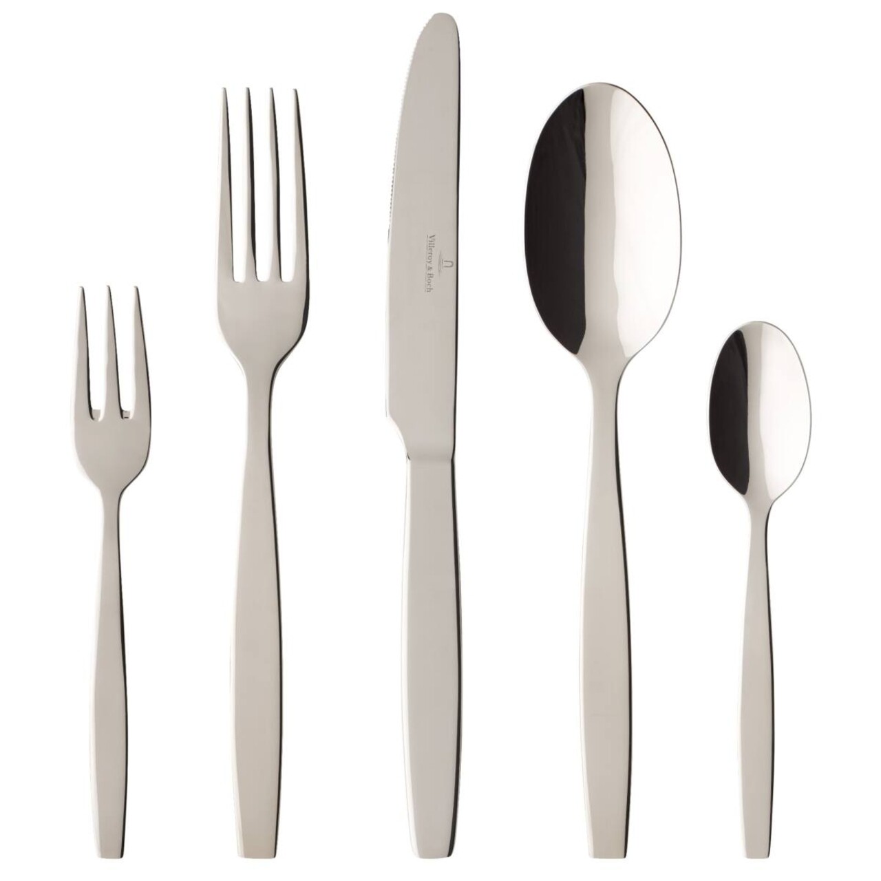 Set tacamuri 30 piese, Villeroy &amp; Boch, Charles Cutlery, inox 18/10 - imagine 4